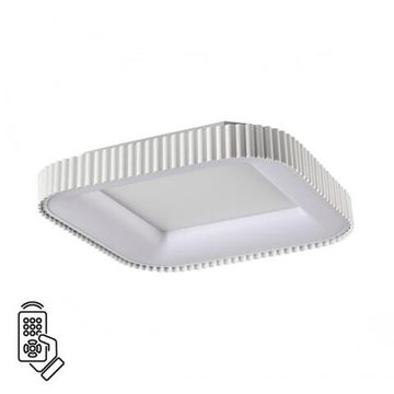 7767/56L AVRA LED SN 578 Светильник металл/белый LED (56Вт+14Вт) 3000-6000K 500х500 IP43 пульт ДУ+подсветка SHARMEL