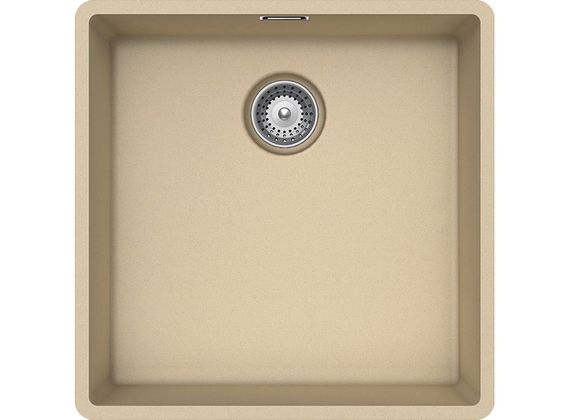 Мойка SCHOCK Brooklyn 50 Cristalite 456х456 (подстольный монтаж) лунный камень