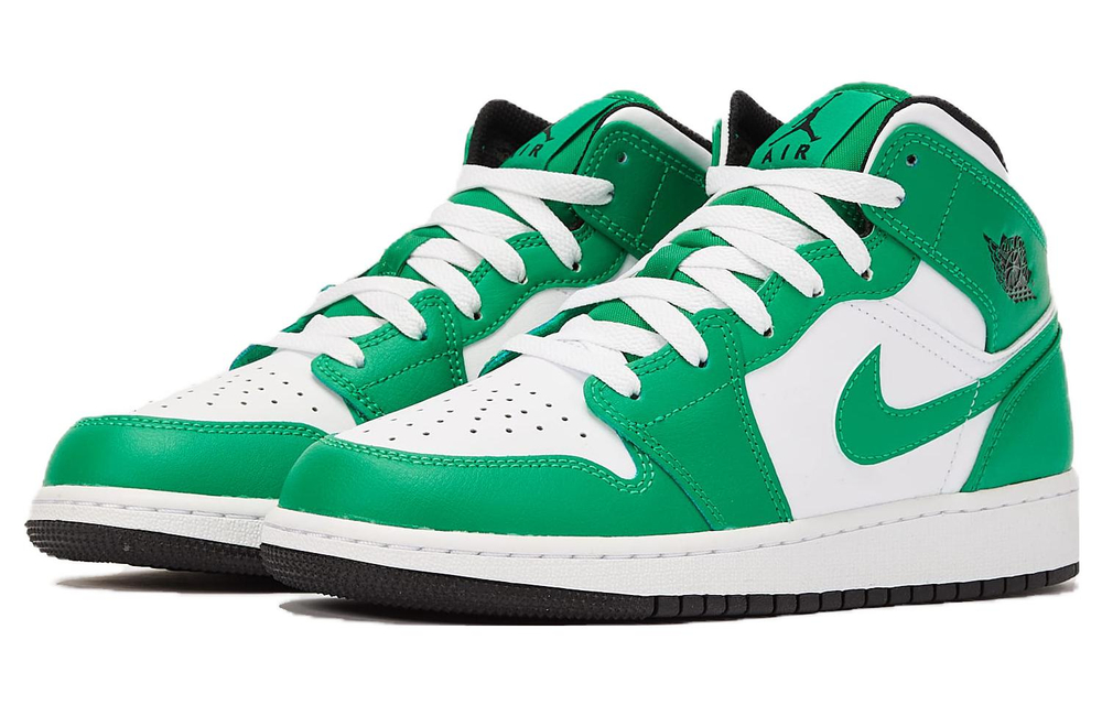Jordan 1 Mid Lucky Green GS