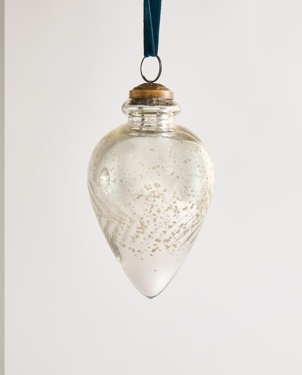 ZARA HOME УКРАШЕНИЯ ДЛЯ РОЖДЕСТВЕНСКОЙ ЁЛКИ В ФОРМЕ КАПЛИ, СЕРЕБРЯНЫЙ