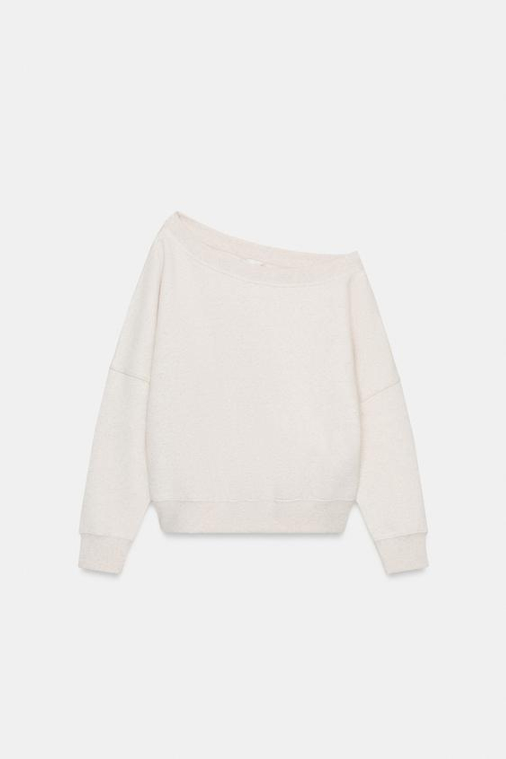 АСИМЕТРИЧНАЯ ФУТБОЛКА ИЗ ПИНЬЕ - ZARA