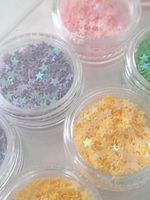 Набор глиттера в баночках "Звездочки"