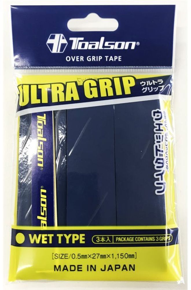 Теннисные намотки Toalson UltraGrip 3P - небесный