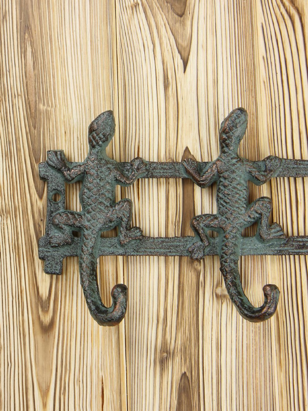 Iron Garden Вешалка настенная Ящерки, 4 крючка