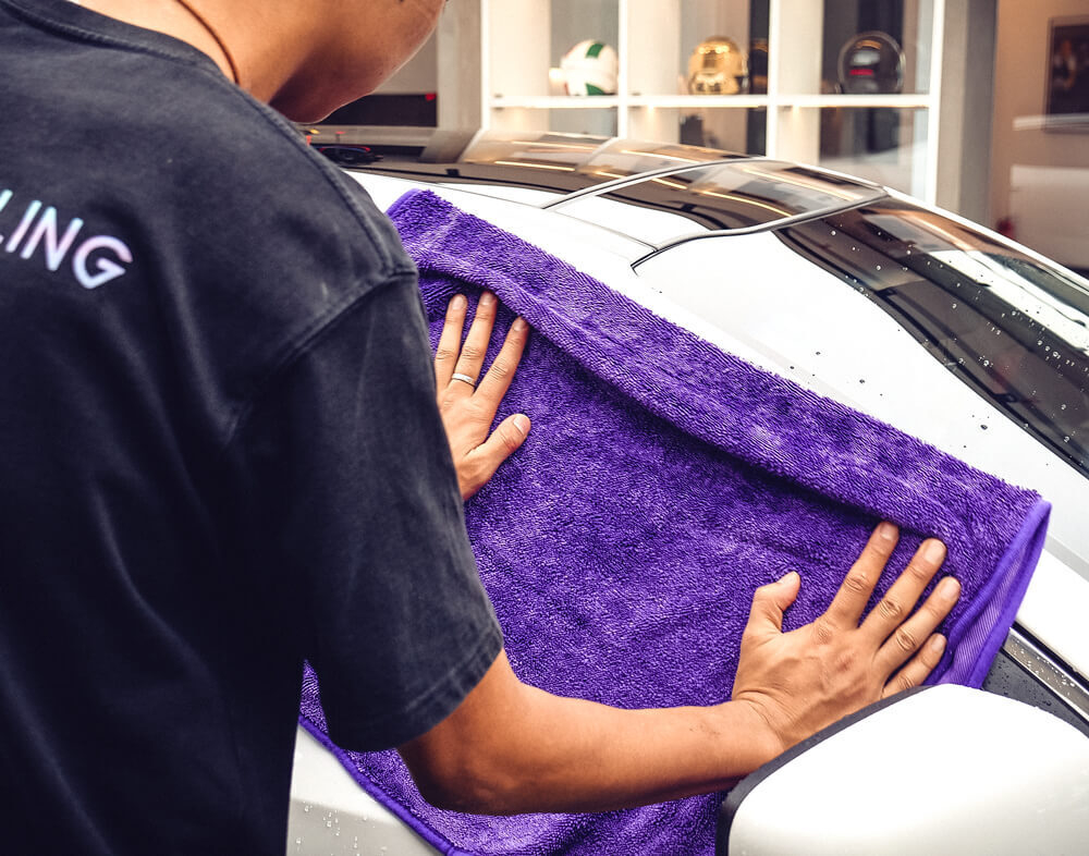 MaxShine Полотенце из микрофибры для сушки крученая петля, 60*90 см, 600 г/м