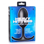 Анальная пробка с утяжелением  Heavy Hitters Premium Silicone Weighted Anal Plug, XL, черный, 16.8х5 см