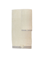 Набор из 2-х полотенец для декора "Паулония" кремовый 38х58см/55x104 см с кружевом