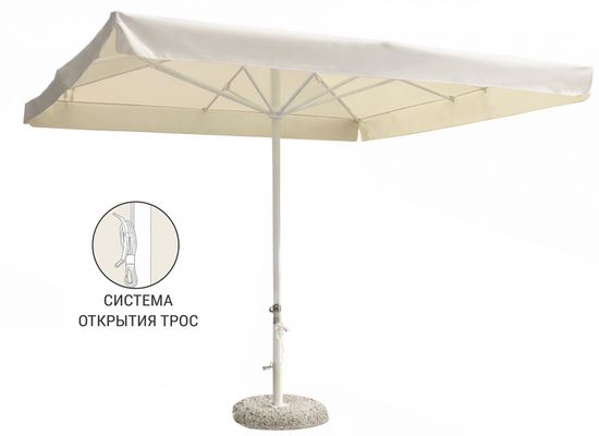 Зонт профессиональный 4х4 м Avocado цвет бежевый