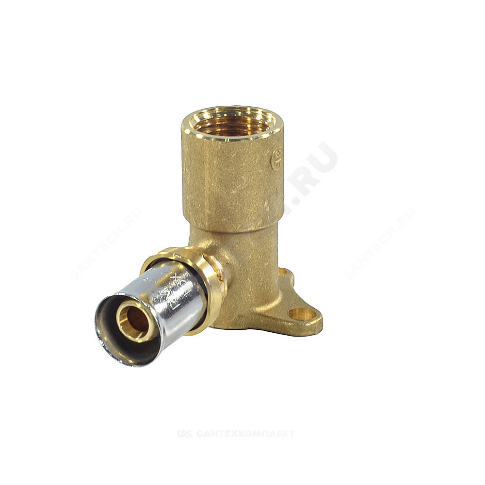 Водорозетка для МП/PE-X труб латунь пресс Дн 16х1/2" ВР RM139 Giacomini RM139Y033