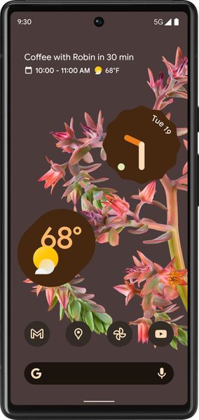 Смартфон Google Pixel 6 256GB Stormy Black, Черный (USA, Global)