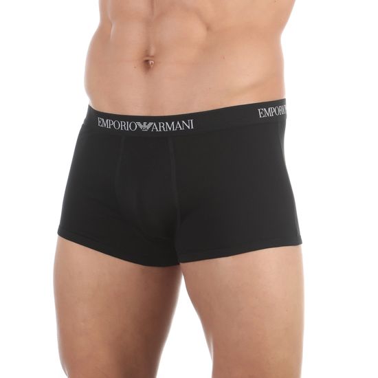 Набор мужских трусов боксеров 2в1 черный Emporio Armani 111613_CC722 07320