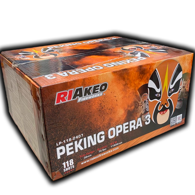 FP-B343 Веерный салют "PEKING OPERA-3" (1,2" х 118 залпов)