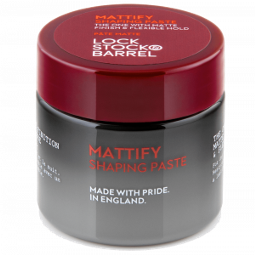 Lock Stock &amp; Barrel Матовая паста для укладки волос Mattify Shaping Paste 30g