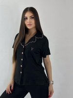 [m]Пижама штаны+рубашка к/р В0254