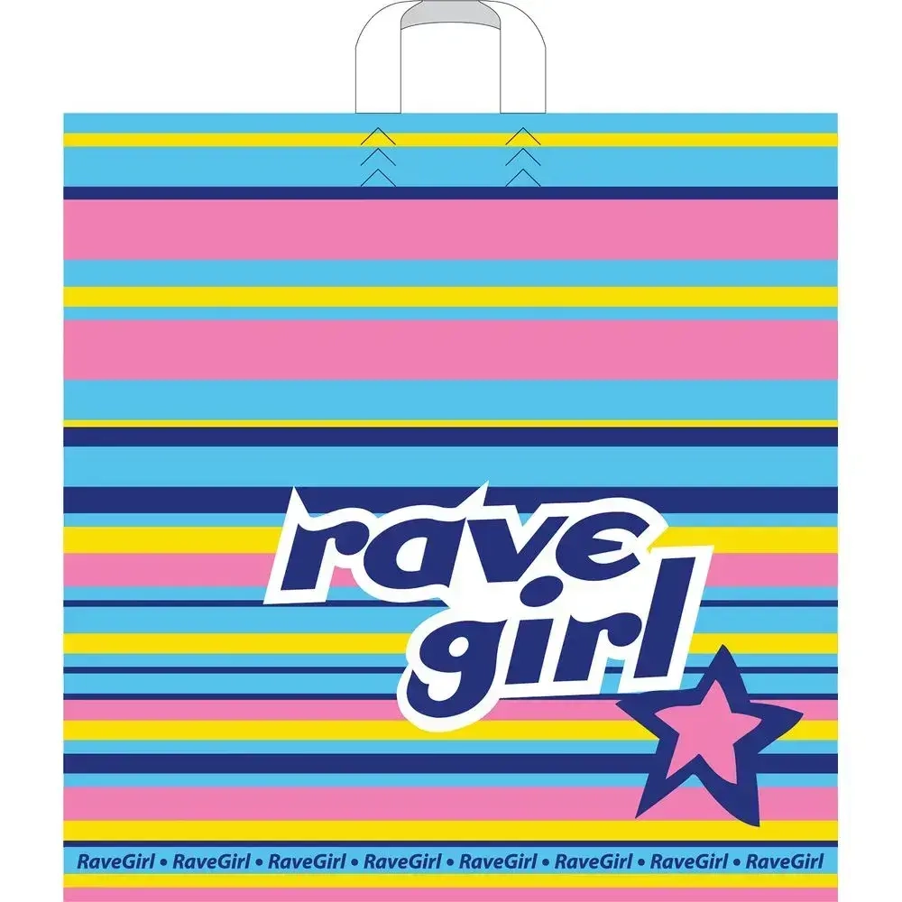 Пакет ПЭ с петлевой ручкой 55+4см(Рейв Герл) Артпласт (х25) (комплект 25 шт)