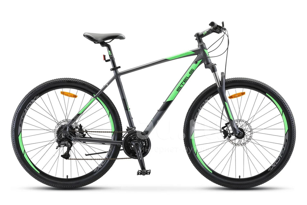 Велосипед Stels Navigator-920 MD 29" V010,20.5" Антрацитовый/зелёный