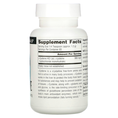 Source Naturals, L-цистеин, 100 г (3,53 унции)