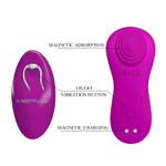 Лиловый вибратор в трусики Zico с пультом ДУ (Цвет: лиловый)