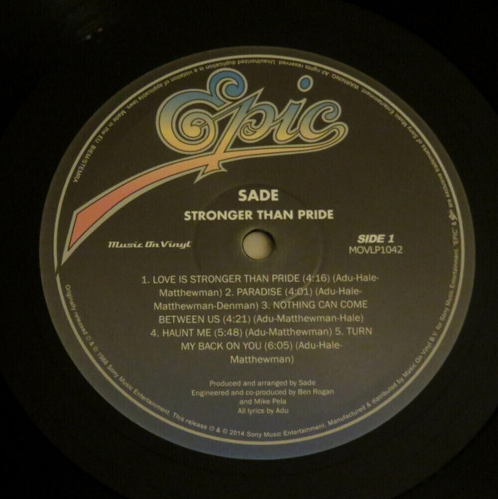 Sade / Stronger Than Pride (LP)