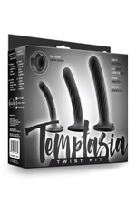 Набор из 3 стимуляторов со спиралевидным рельефом Twist Kit