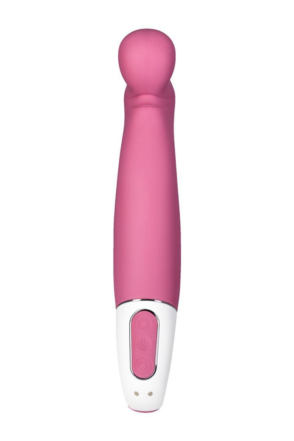 Вибратор Satisfyer Petting Hippo с загнутым кончиком - 22,9 см