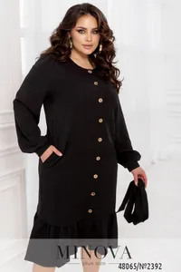 Платье 2392-черный Minova