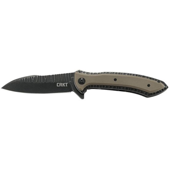 Складной нож CRKT 5380 APOC c клинком из стали 8Cr13MoV, рукоять G10 / Stainless Steel