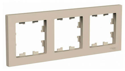 ATN001203 Schneider AtlasDesign Рамка 3гн песочный