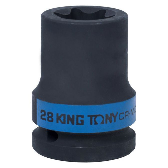 KING TONY (657528M) Головка торцевая ударная TORX Е-стандарт 3/4", E28