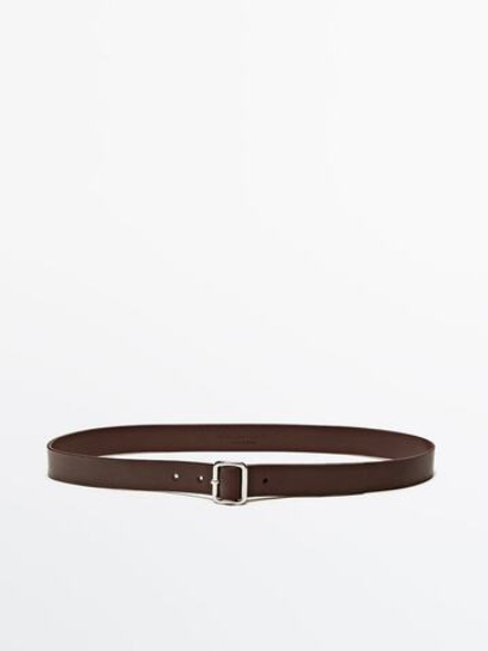 Massimo Dutti Кожаный ремень, цвет кожи