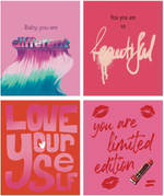 Тетрадь общая 48 листов на скрепке "Barbie style lettering"