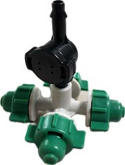 Туманообразователь 4 сопла с антикапельником, серо-зеленый