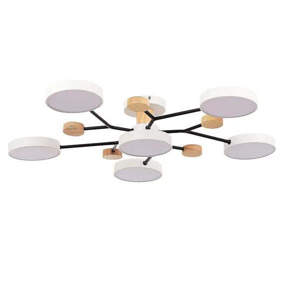 SLE6006-502-06 Светильник потолочный Белый/Белый LED 6*12W 3000K/4500K/6000K FAEMA
