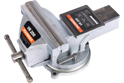 Тиски PATRIOT слесарные поворотные VR 200, ширина губок 200 мм, рабочий ход 150 мм 770000015