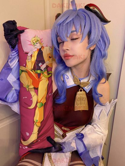 Мини дакимакура Джотаро Куджо и Дио Брандо из Невероятное приключение ДжоДжо арт. M0309, 60х20 см