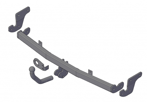 Фаркоп Трейлер 7241 на Hyundai Solaris sedan I (4dr.) седан 2011-2016гг.(паспорт и сертификат в комплекте)(без электрики)