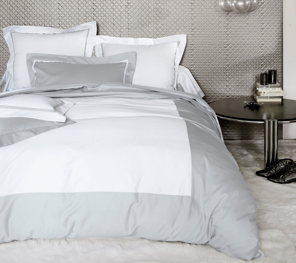 Постельное белье семейное Blanc des Vosges Amboise Metal Франция