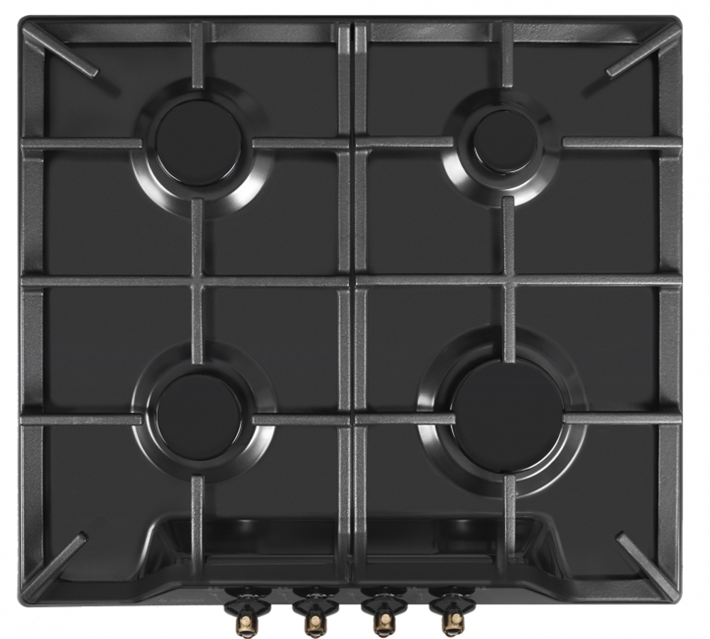 Поверхность варочная Гефест ПВГ 1212 К83 (черн.) "ретро"