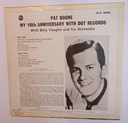 Pat Boone My 10th Anniversary With Dot Records (UK 1965)