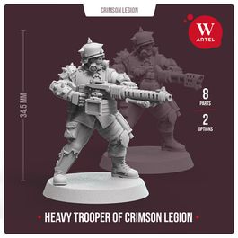 Миниатюра Crimson Legion Heavy Trooper