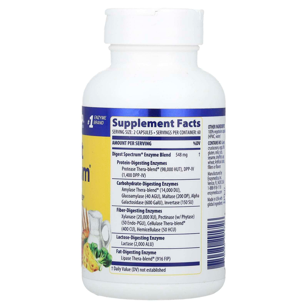 Enzymedica, Digest Spectrum®, 120 капсул
