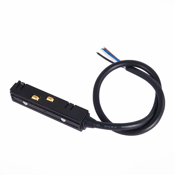 ST006.419.00 Ввод питания для магнитного шинопровода  ST-Luce Черный СКАЙЛАЙН 48V