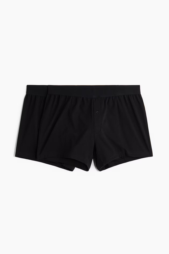 H&M Набор трусов-боксеров ( 2 шт.), черный