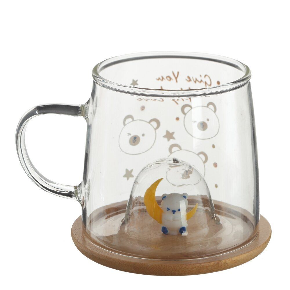 GAEM Кружка с крышкой-подставкой, 350 мл, L11 W9 H8 см, 4в.