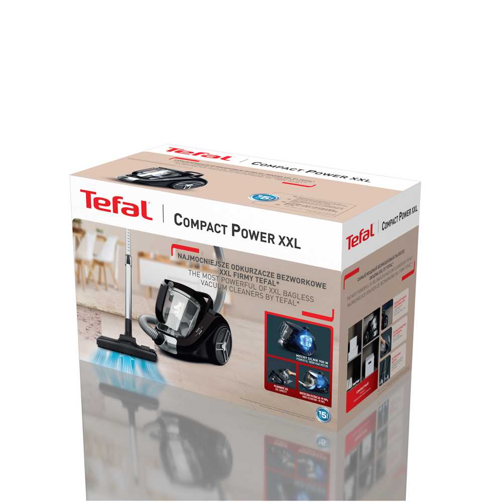 Пылесос с контейнером Tefal Compact Power XXL TW4B75EA