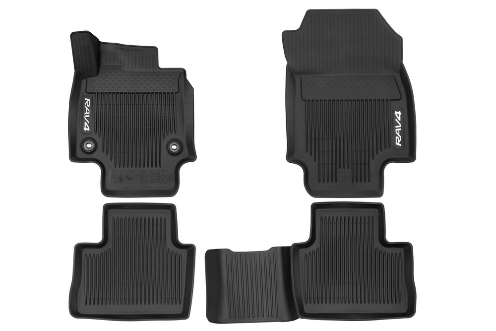 Коврики в салон для TOYOTA RAV4, 2019-, чёрн., МКПП, 4шт. 58500YYE60C0