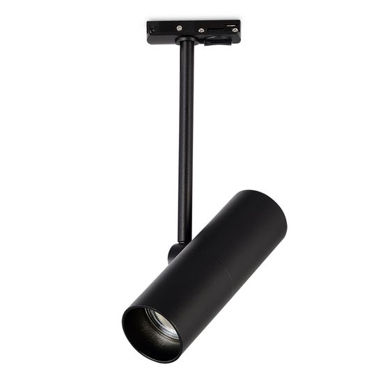 ST381.406.01 Св-к трек. Черный GU10 1*50W IP20 DxH- 220V Без ламп BASE
