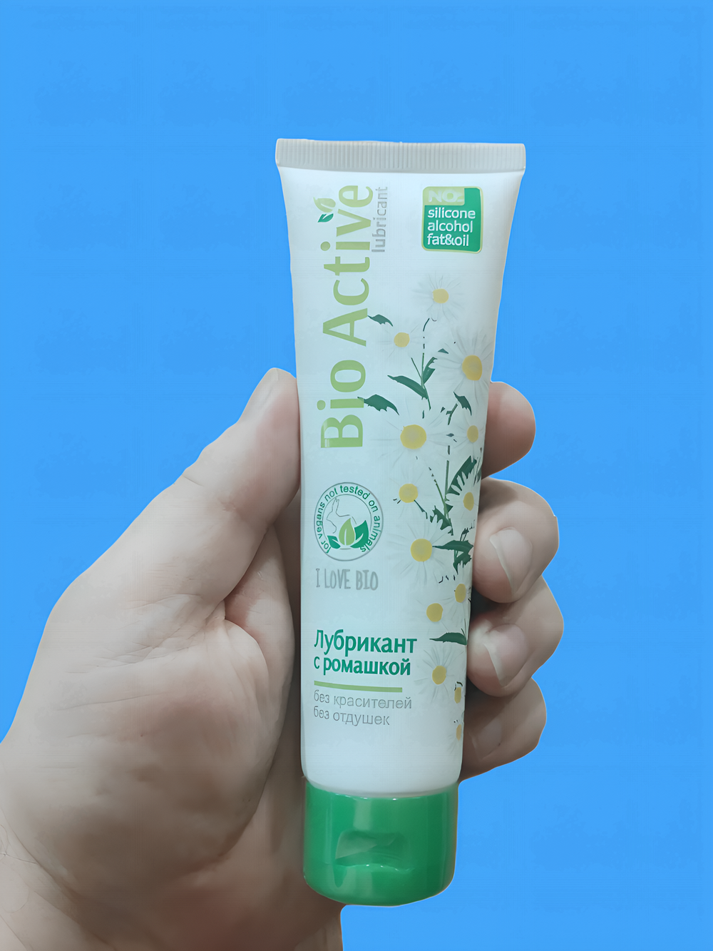 Лубрикант BIO ACTIVE 100 г, биоритм, нежный гель на водной основе, с ромашкой