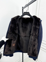 Кашемировый бомбер с мехом Loro Piana