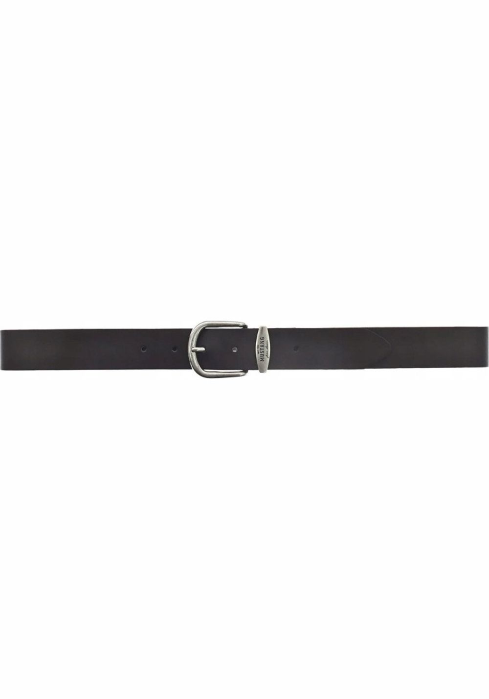 Ремень 35 mm with metal loop and buckle in polished silver MW3074L14-0790